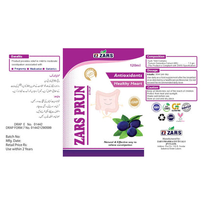 ZARS PRUN SYRUP
